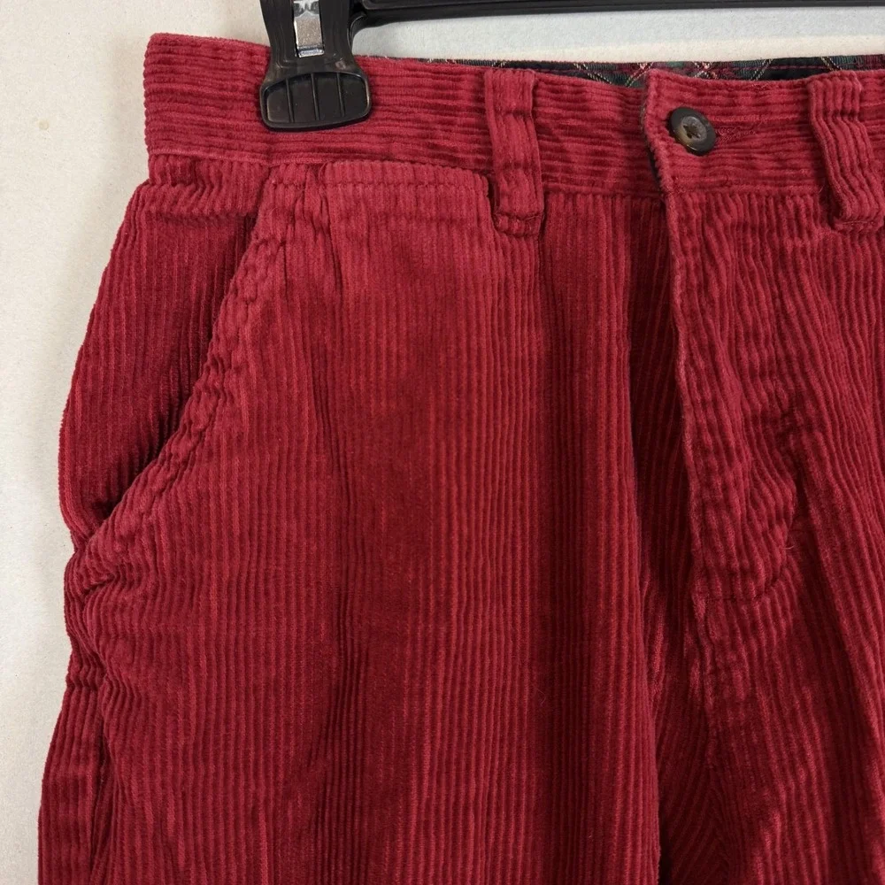 The Children's Place Pants Boys 14 27x28 Red Corduroy Chino Twill Casual School
